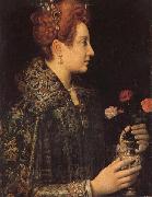 Sofonisba Anguissola, A Young Lady in Profile